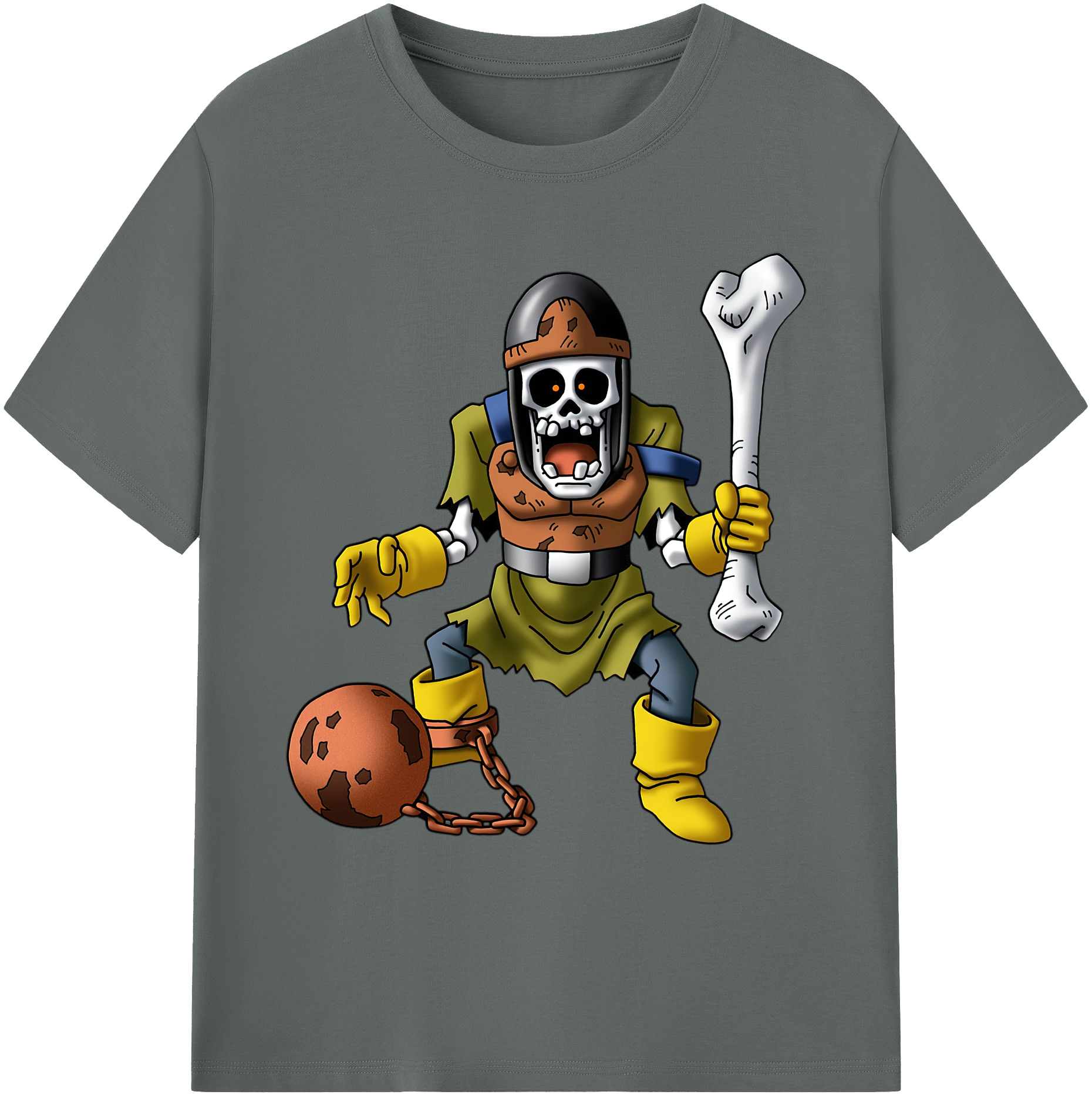 （画像用） ドラゴンクエスト Doragon Kuesuto Dragon Quest 綿100％ メンズ半袖Tシャツ｜肌触りやわらか＆通気性
